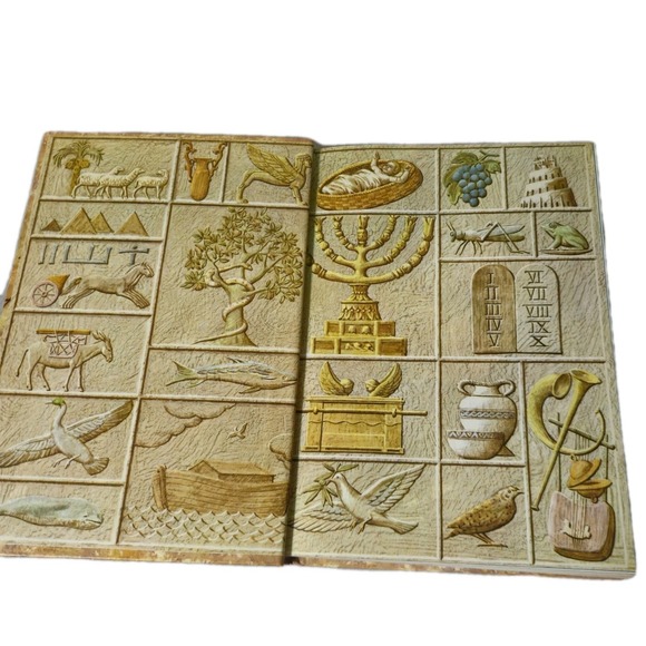 1965 The Children's Bible Golden Press Illustrated Stories Hardcover Vintage - Picture 3 of 9